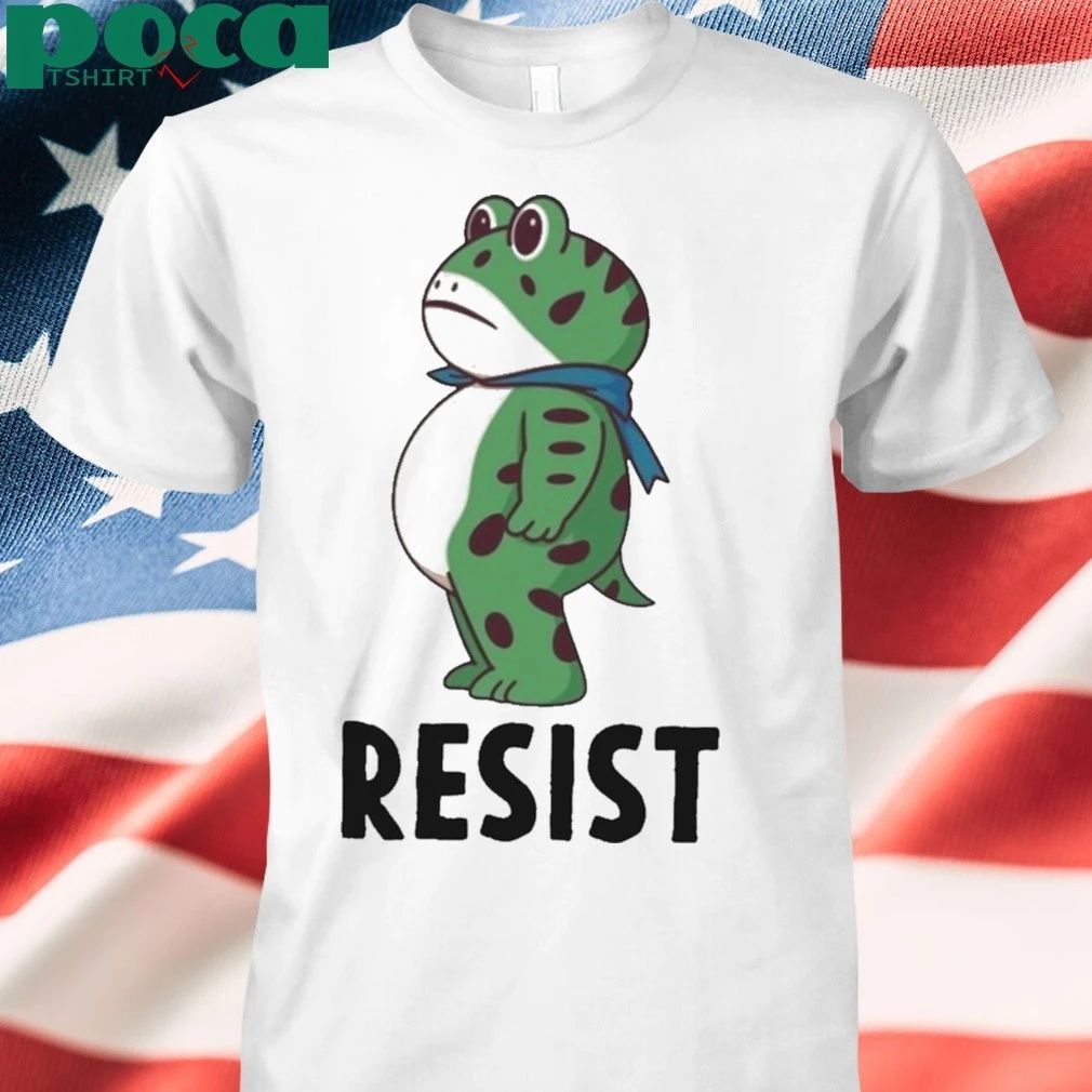 Resist Portland Frog T-Shirt Cartoon T-shirt