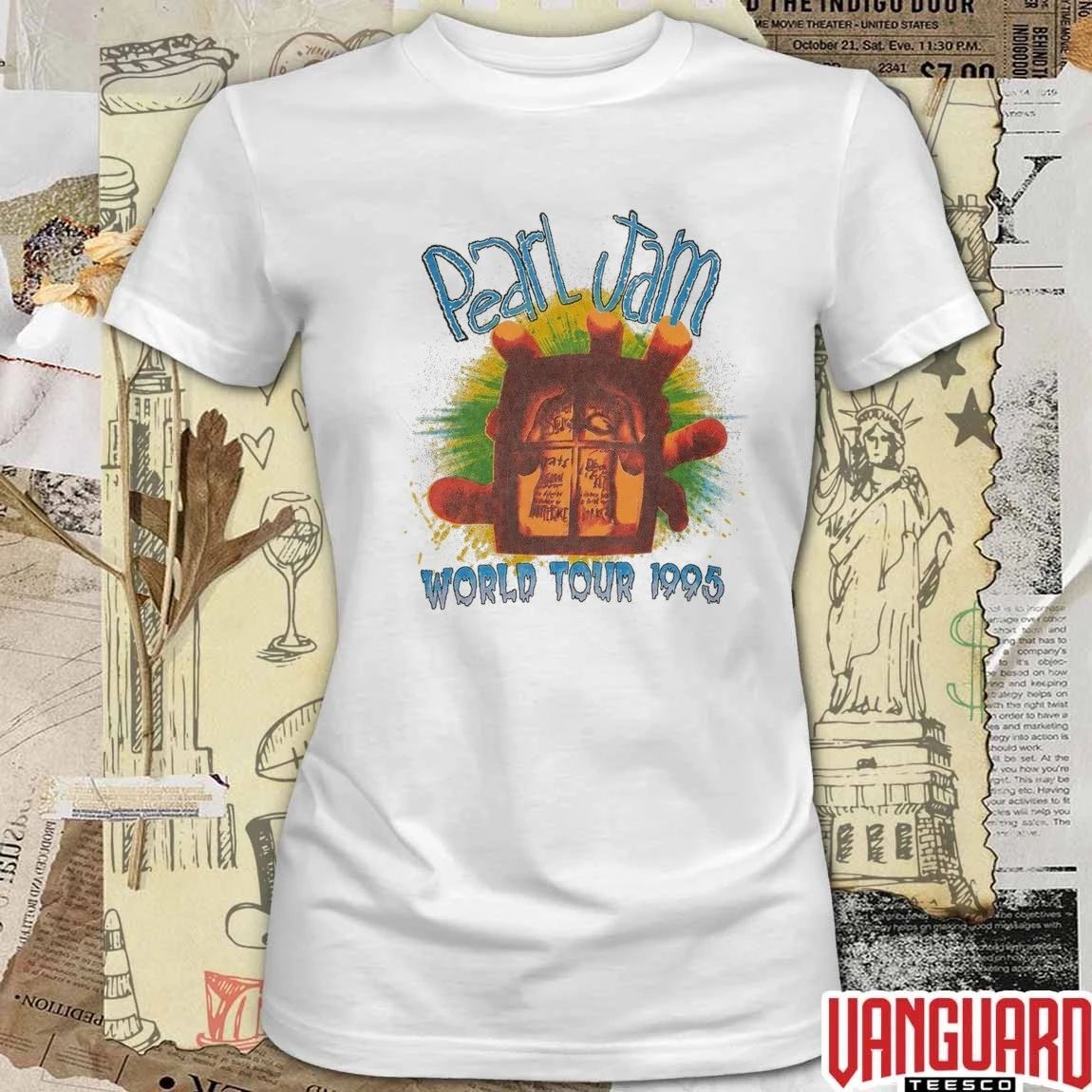 PJ Tucker Pearl Jam 1995 World Tour NBA Basketball Sneaker Culture t-shirt