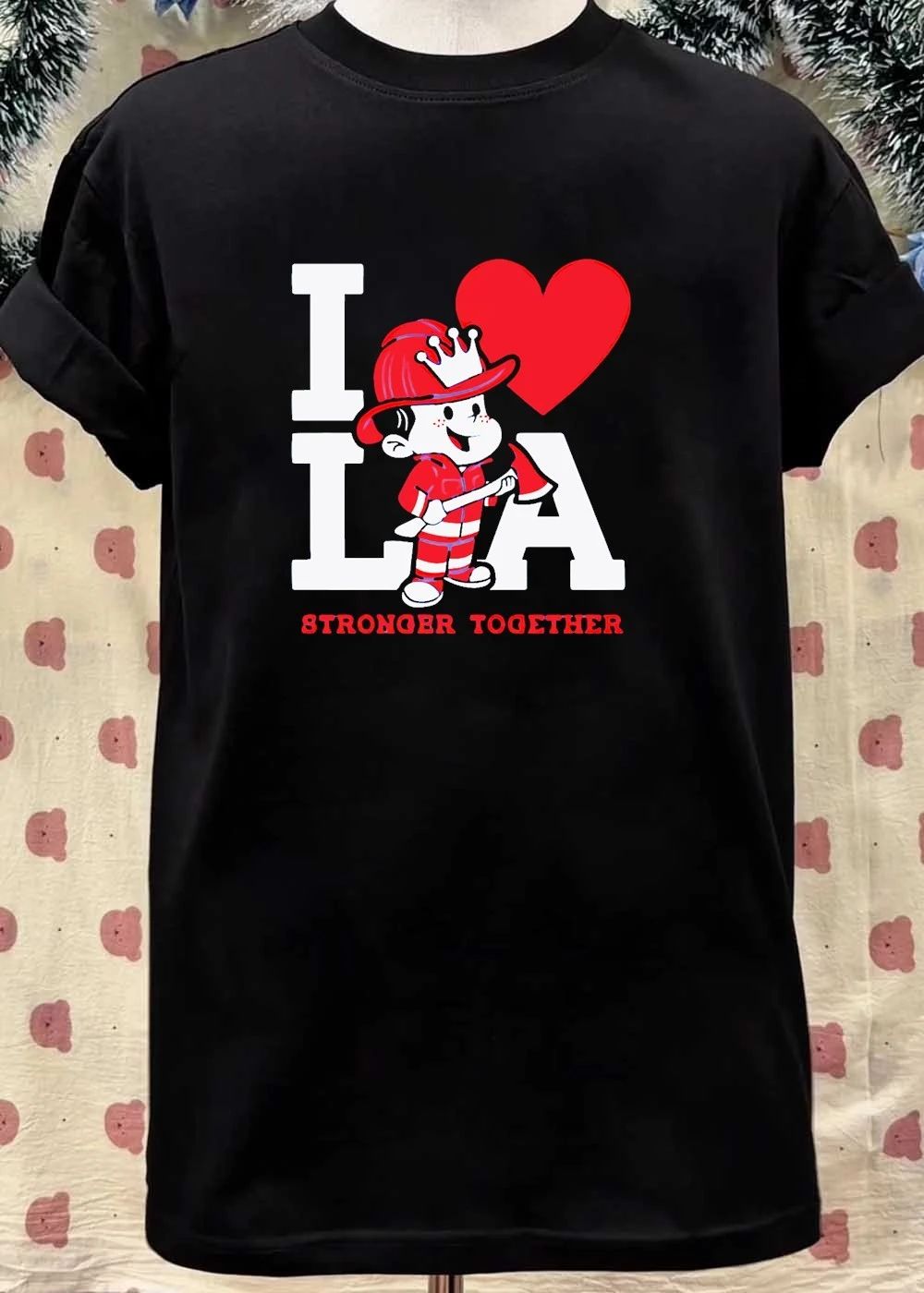LA fires stronger together shirt