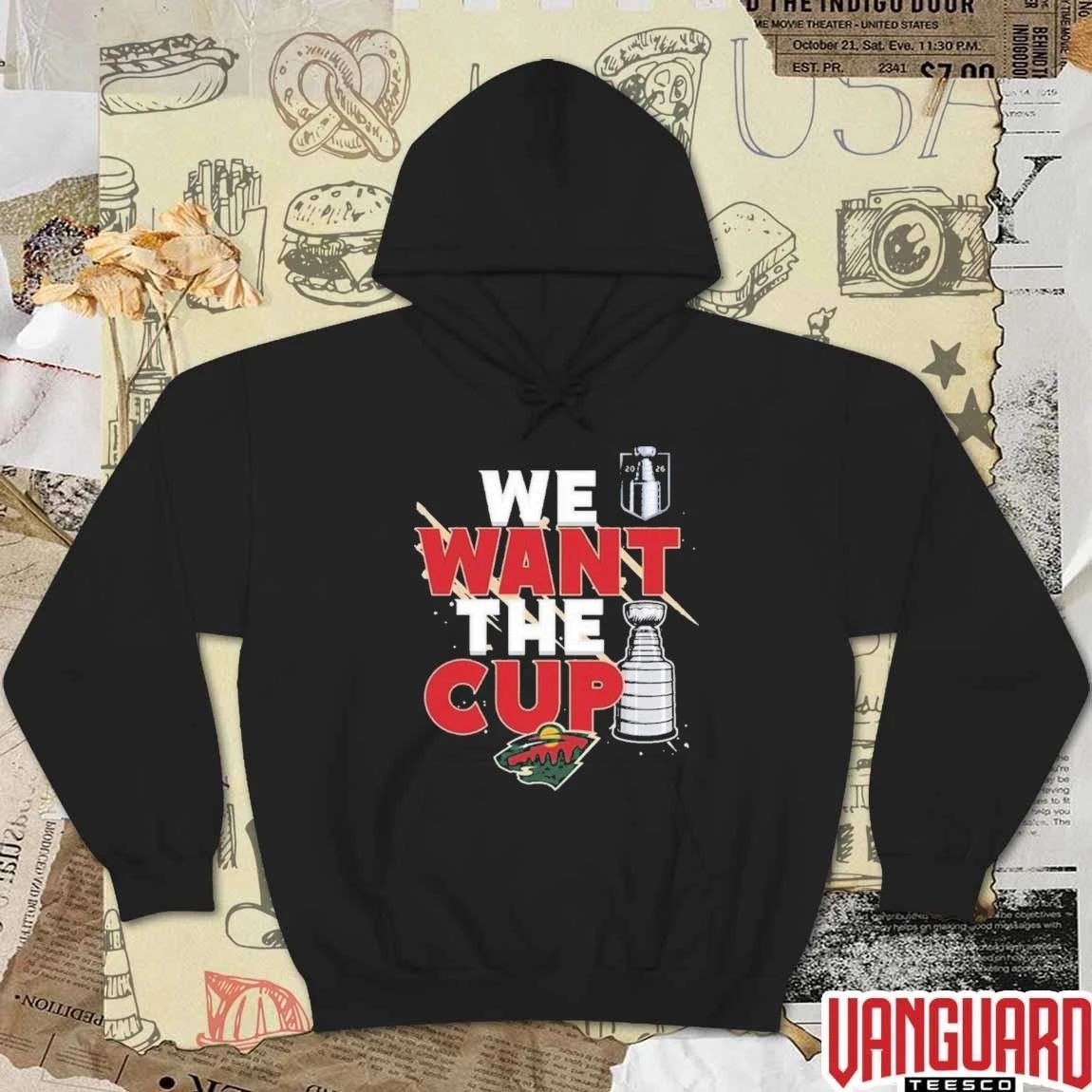 Minnesota Wild We Want A Cup 2026 NHL Hockey Playoff Stanley Cup t-shirt