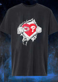 KC Phillies Rip Heart T-Shirt