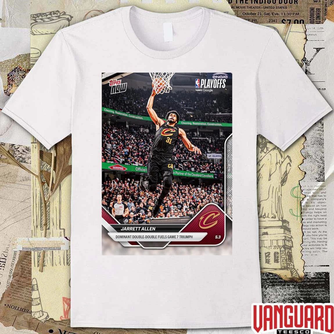 Cleveland Cavaliers Jarrett Allen Dominant Double-double Fuels Game 7 Triumph t-shirt