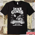 Luke Combs May 9 2026 Oklahoma Memorial Stadium Norman OK Oklahoma Sooners Helmet t-shirt