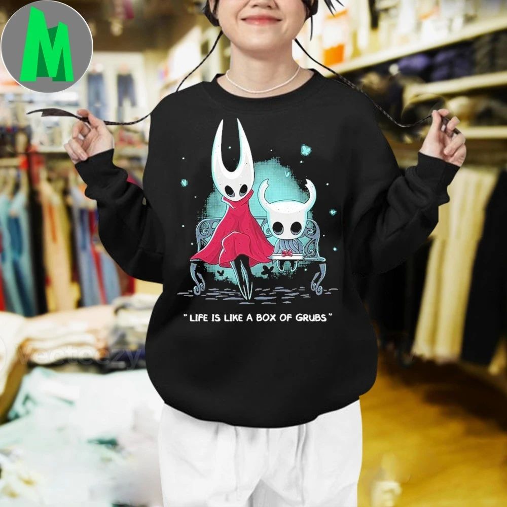 Hollow Knight Game Forest Knight Life Is Like A Box Of Grubs Shirt