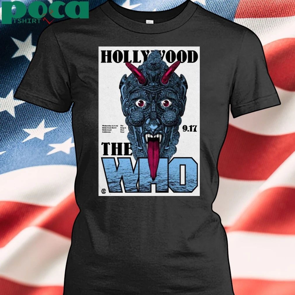 The Who Hollywood Bowl In Hollywood CA Sep 17 2025 Poster T-shirt
