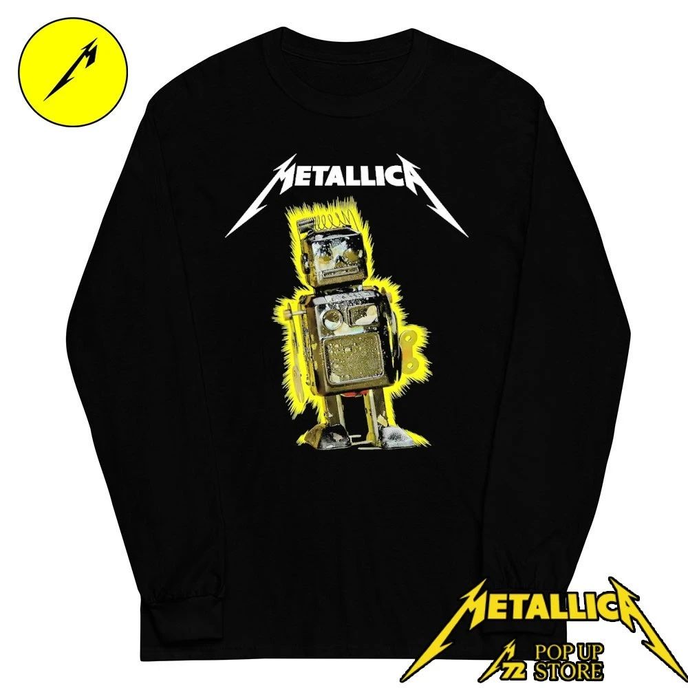 Metallica M72 Athens Tour 2026 M72 Robot Glow Shirt