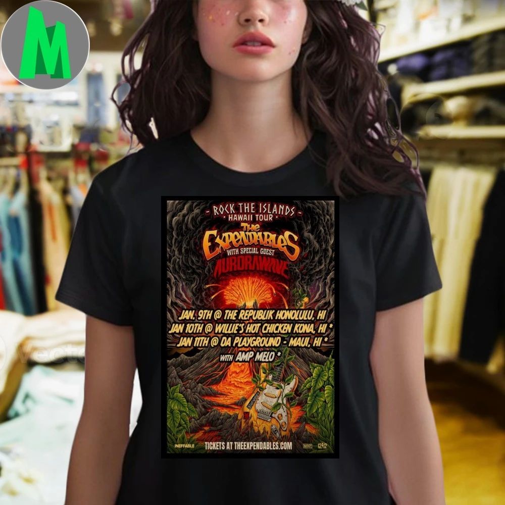 The Expendables January 9 11 2026 Hawaii Poster Shirt