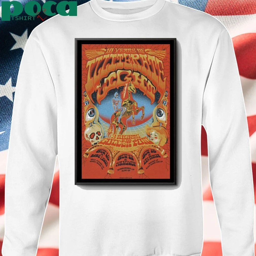 Illiterate Light Tour Virginia 2025 Poster shirt
