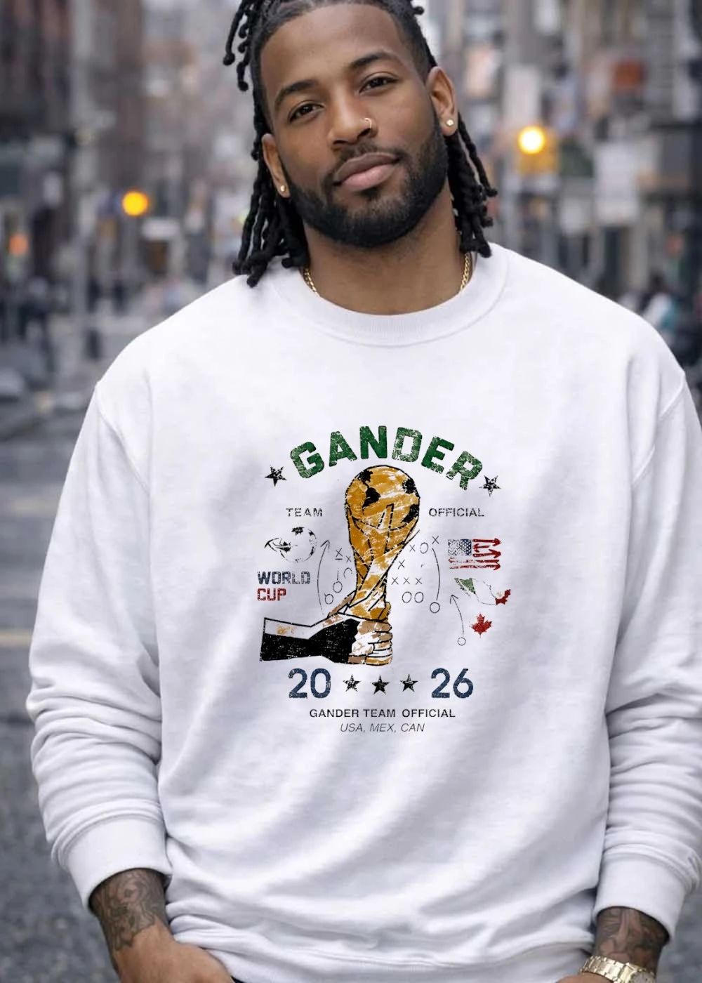 Gander Team Official World Cup 2026 USA Mexico Canada shirt