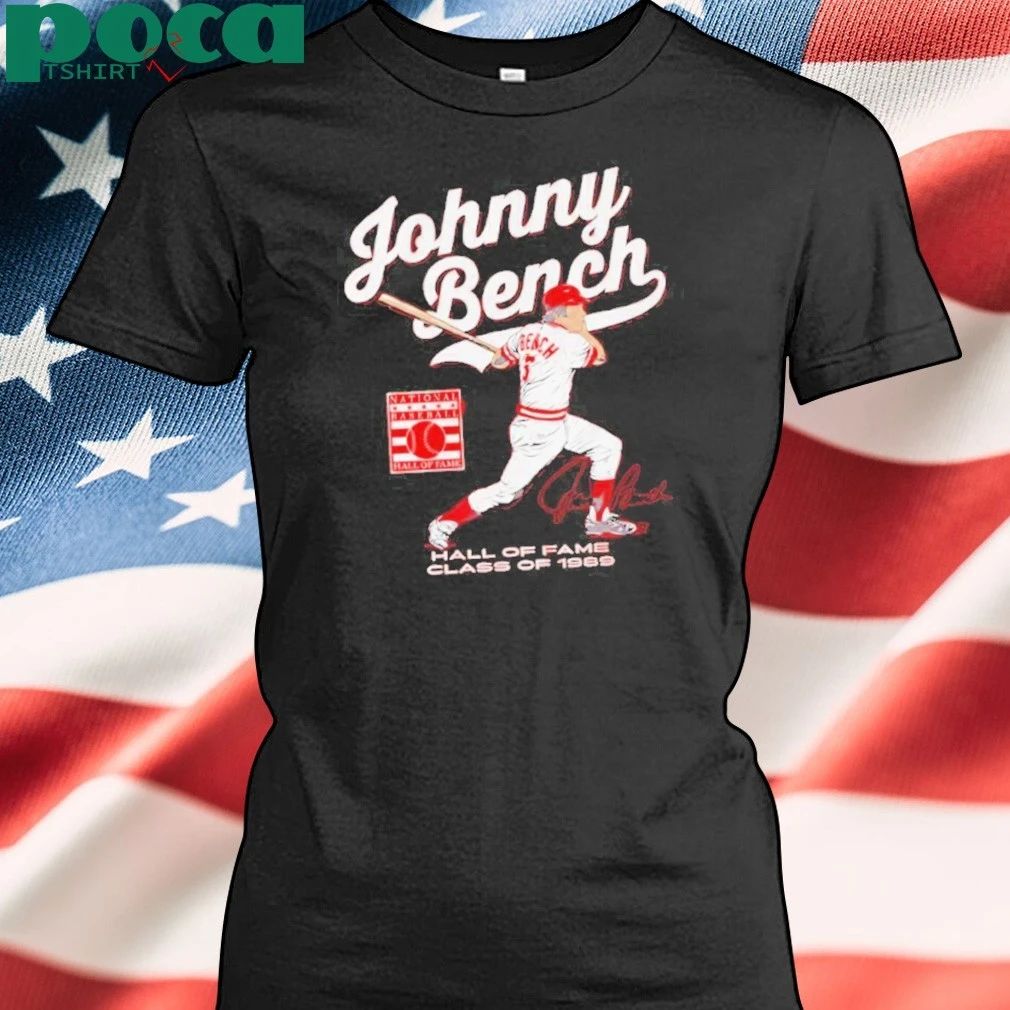 Johnny Bench Baseball Legend Hall Of Fame 1989 T-Shirt