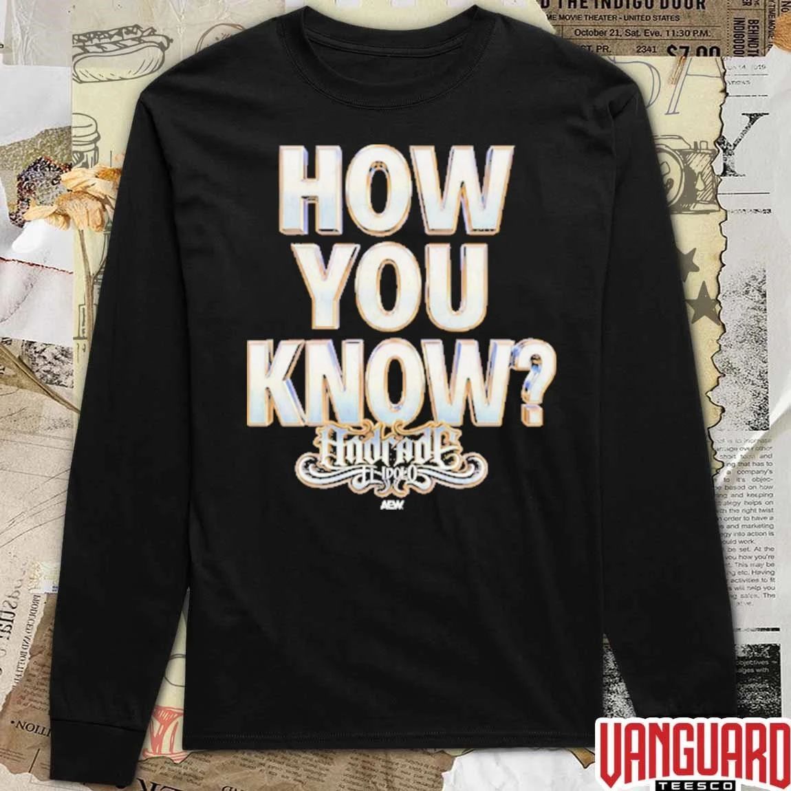 Andrade El Idolo How You Know AEW 2026 t-shirt