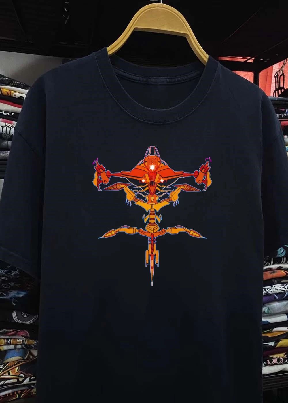 Scion of the Machine Gods Raising Two Middle Fingers T-Shirt