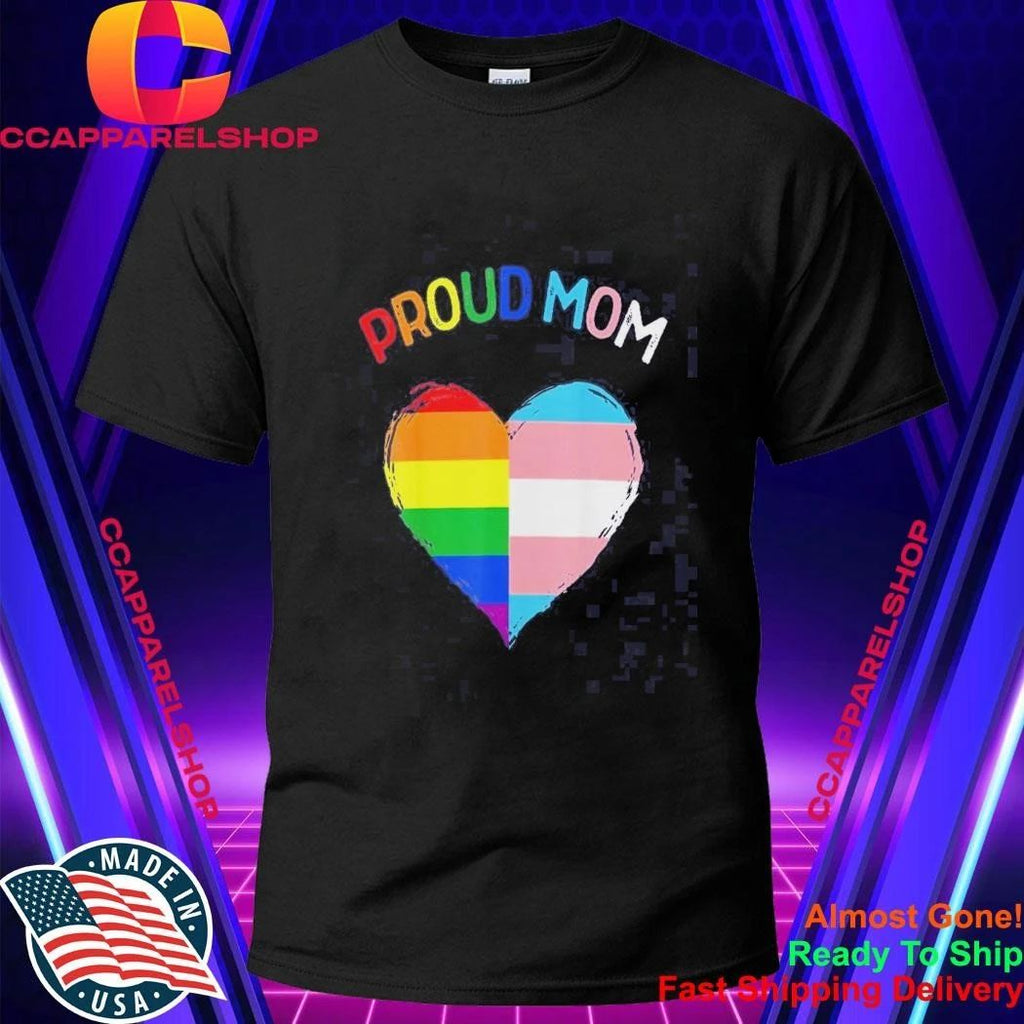 Proud Mom Heart Pride Shirt