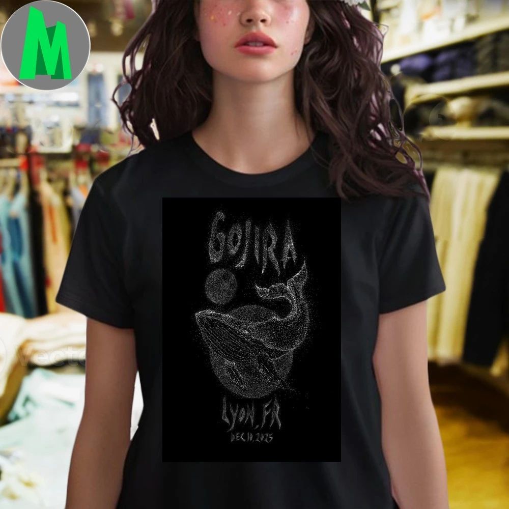 Gojira December 10 2025 At LDLC Arena Show Poster Shirt