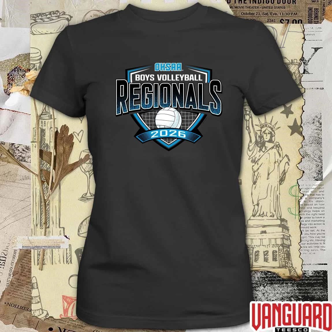 2026 OHSAA Boys Volleyball Regionals Pop Up Shop t-shirt