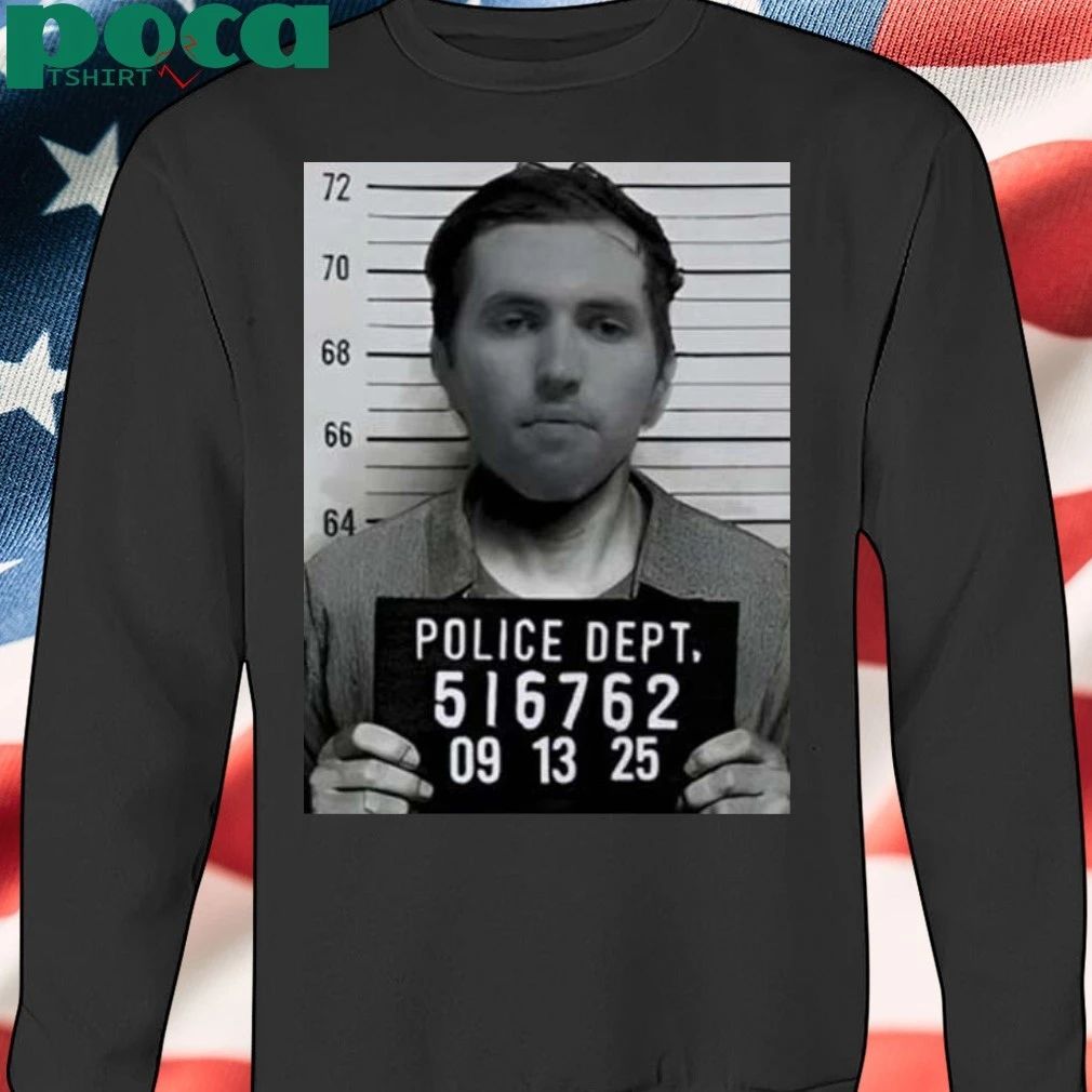 Tyler Robinson Mugshot Charlie Kirk Assassination shirt