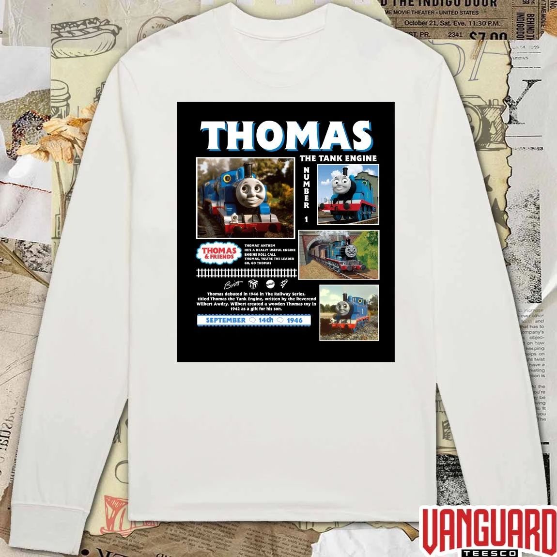 Thomas The Tank Engine Number 1 September 14th 1946 Poster t-shirt