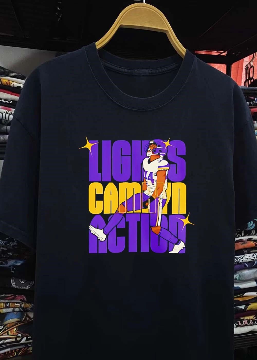 Lights Camryn Action Minnesota Vikings Player Shirt