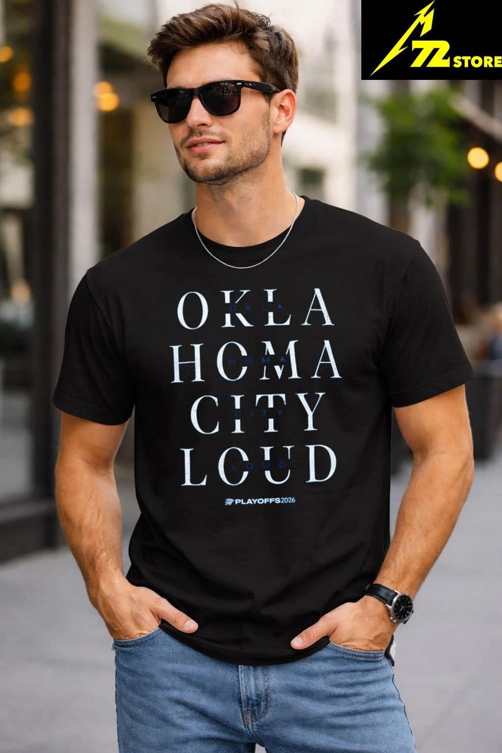 Oklahoma City Thunder Loud 2026 Playoffs Shirt