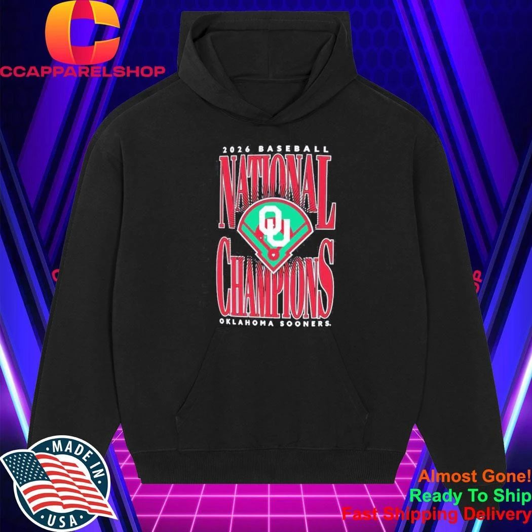 2026 Baseball National Champions Oklahoma Sooners Shirt