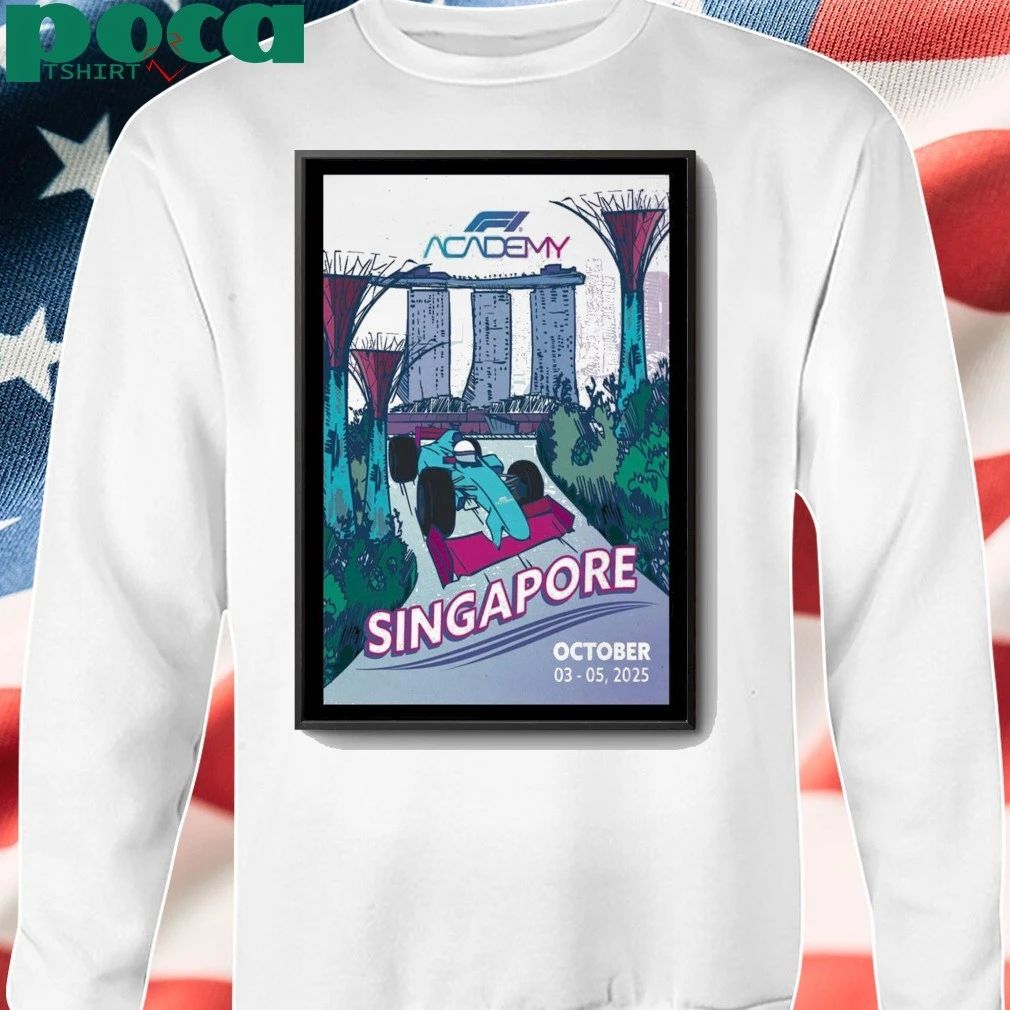 F1 Academy Singapore 03-05 October 2025 Poster shirt