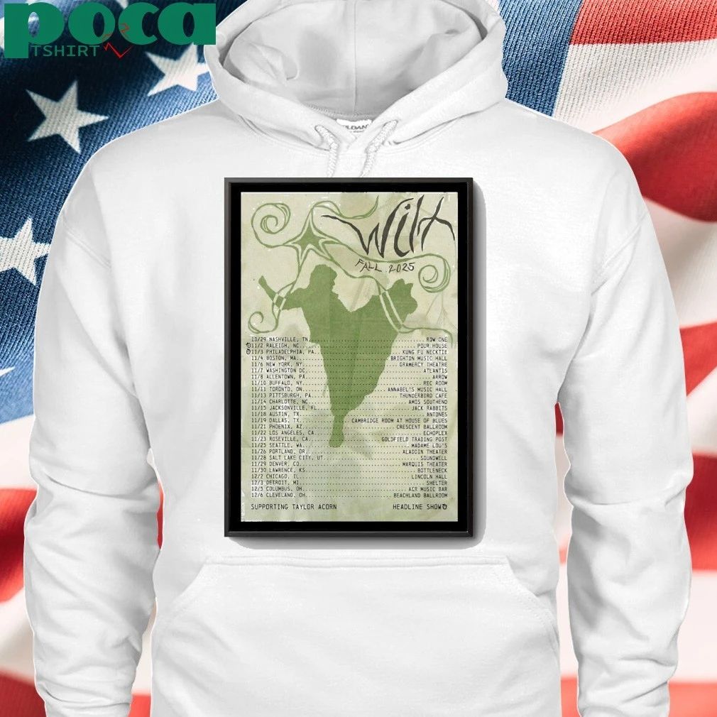 Wilt Band 2025 Fall Tour Poster shirt