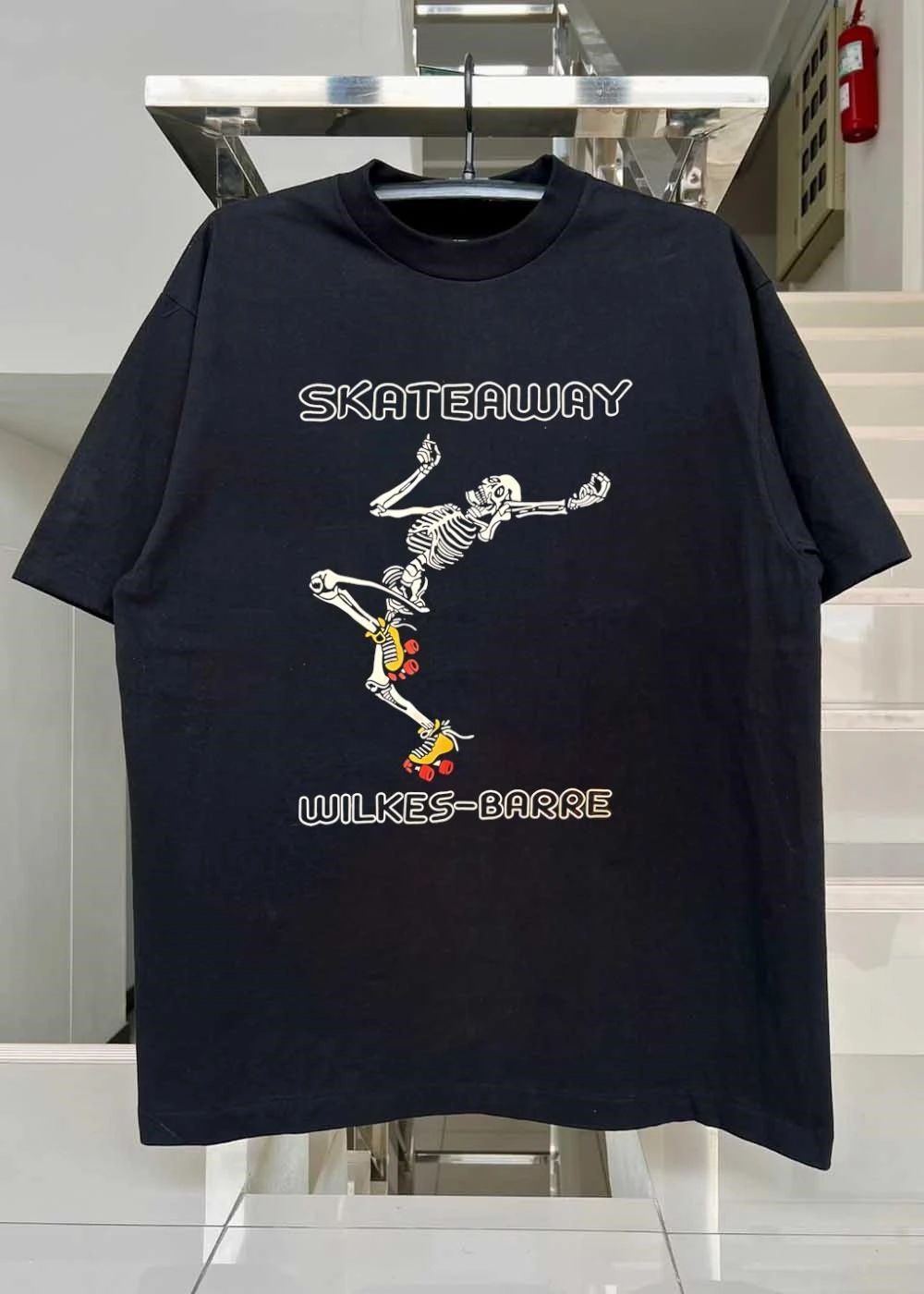 Skeleton roller skating Skateaway Wilkes Barre SKATEAWAY WILKES BARRE shirt