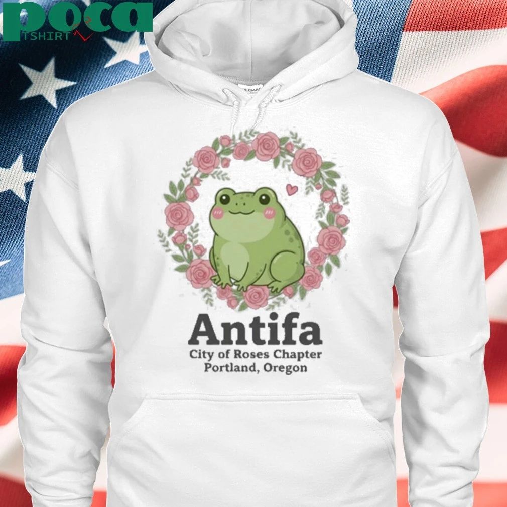 Portland Frog Protest Antifa City of Roses Chapter Portland, Oregon T-Shirt