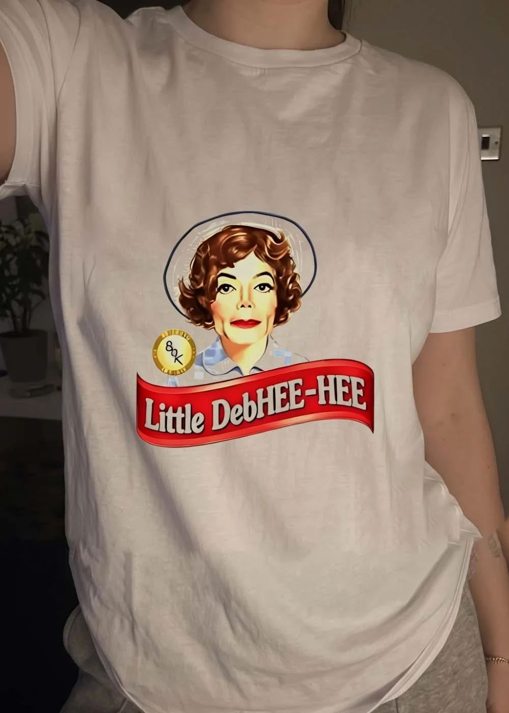 Little DebHee-Hee Michael Jackson Parody Funny Graphic T-Shirt