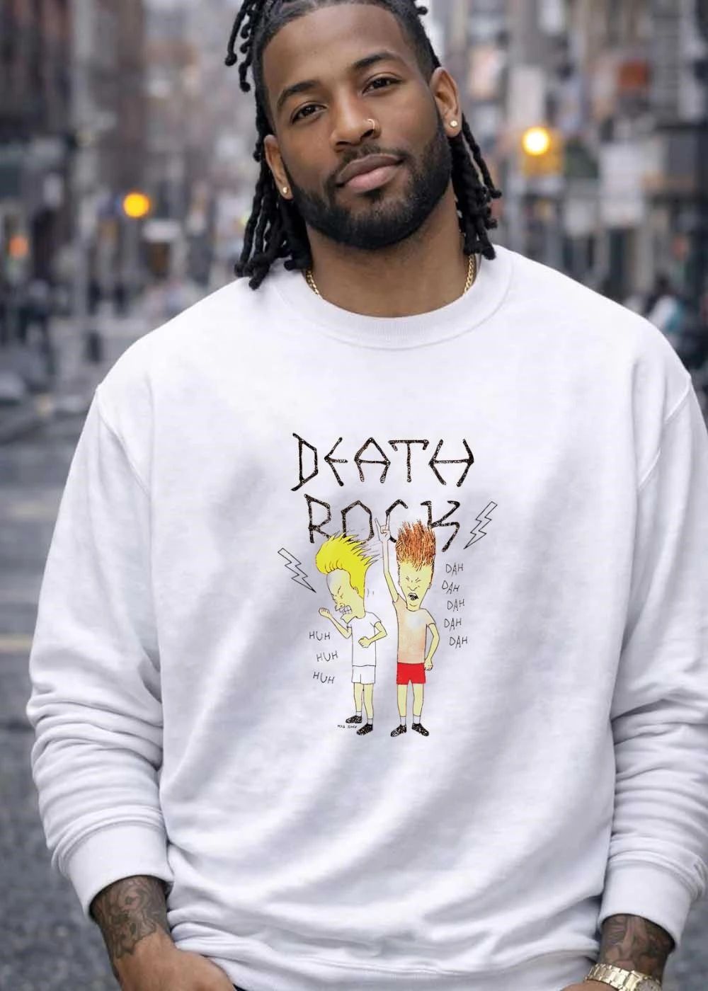 Death Rock Beavis Butthead Huh Dah Shirt
