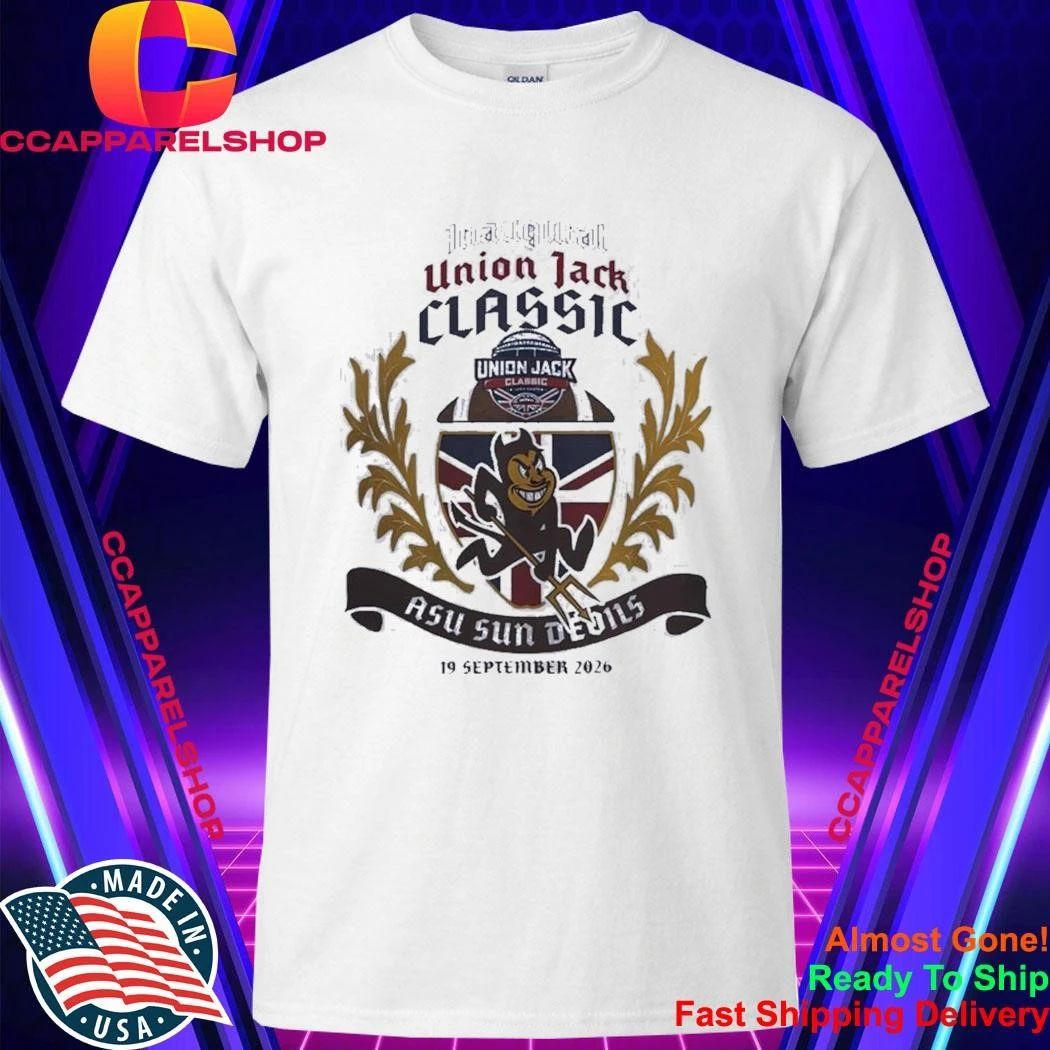 Arizona State Sun Devils Inaugural Union Jack Classic London 2026 football Shirt