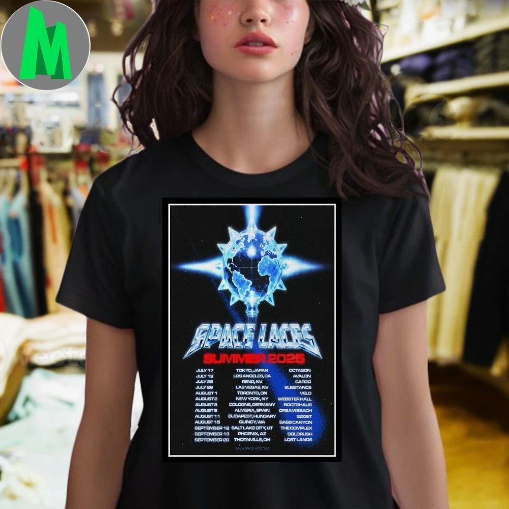 Fall Tour 2025 Space Laces Poster Shirt