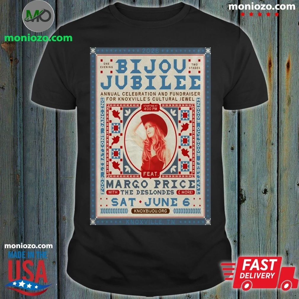 Original Margo Price Bijou Theatre In Knoxville TN June 6 2026 Poster Shirt