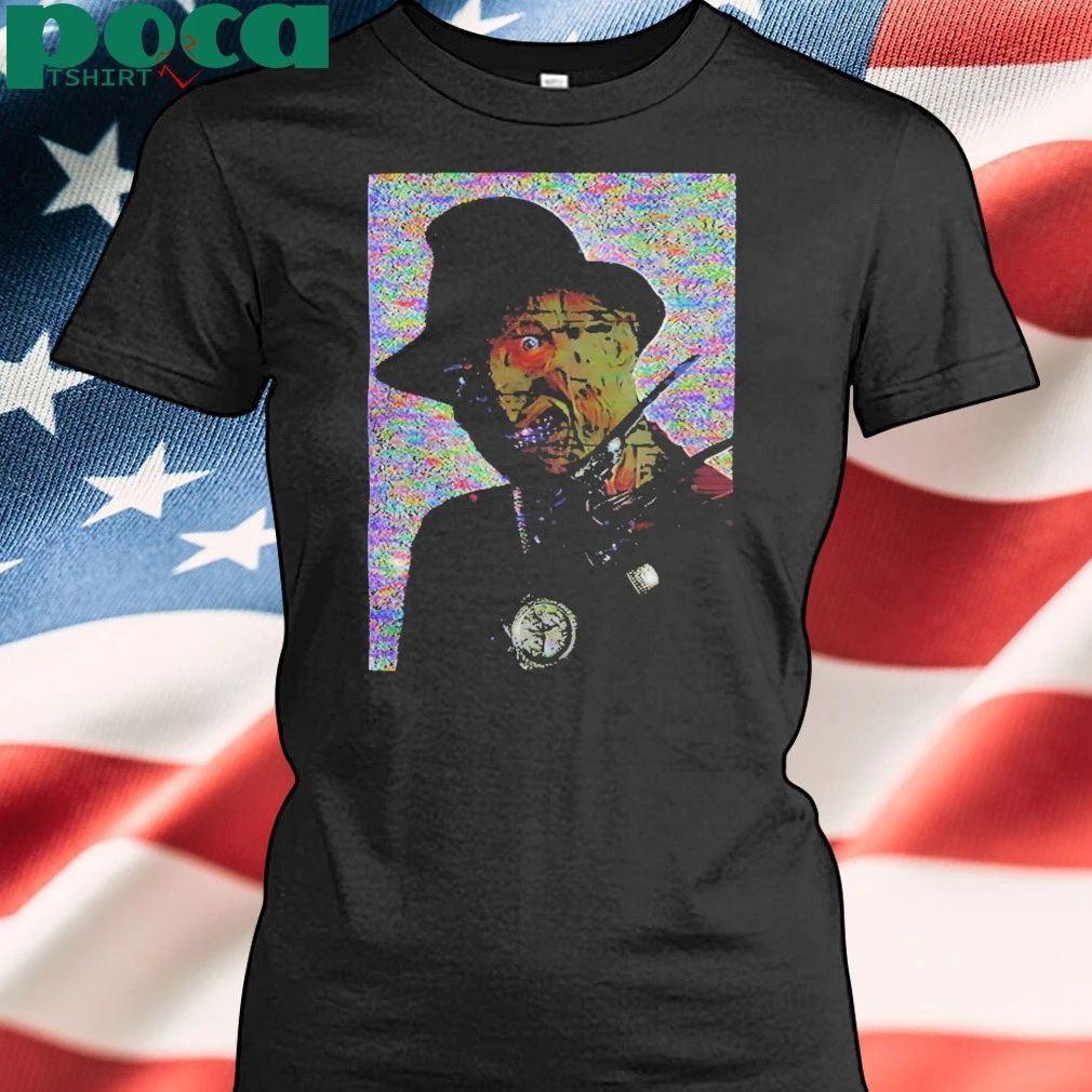 Freddy Bling Graphic Horror Halloween T-Shirt