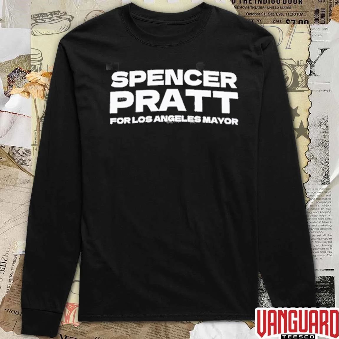 Spencer Pratt for Mayor of Los Angeles 2025 Election Campaign t-shirt