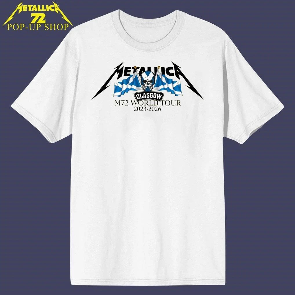 Metallica M72 Glasgow, Scotland World Tour 2023-2026 T-Shirt