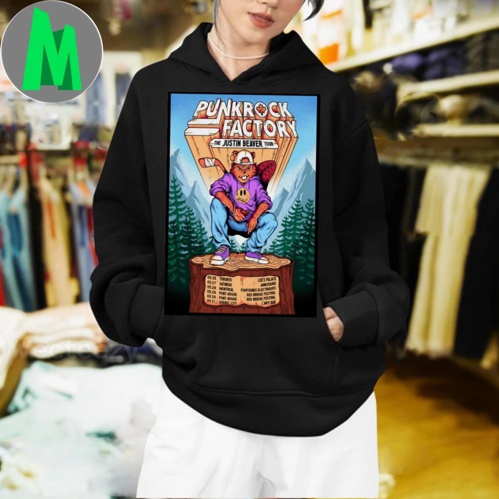 Original Punk Rock Factory The Justin Bieber Tour 26 Poster Shirt