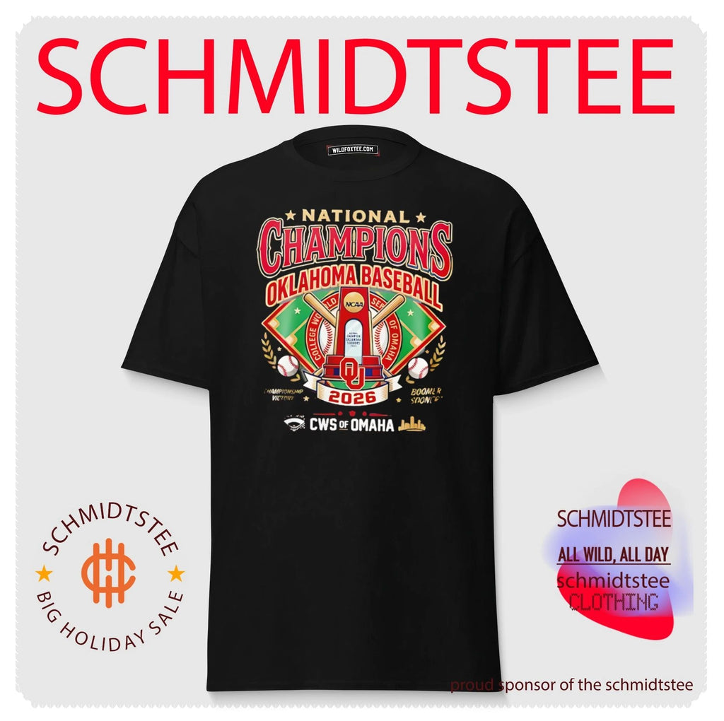 Oklahoma Baseball 2026 National Champions Men’s College World Series shirt