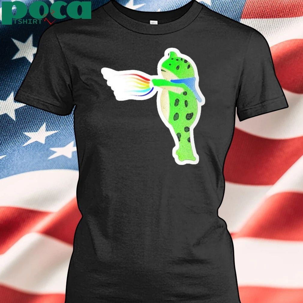 Portland Frog Protest Rainbow Anti Maga Lgbt Pride Month Shirt