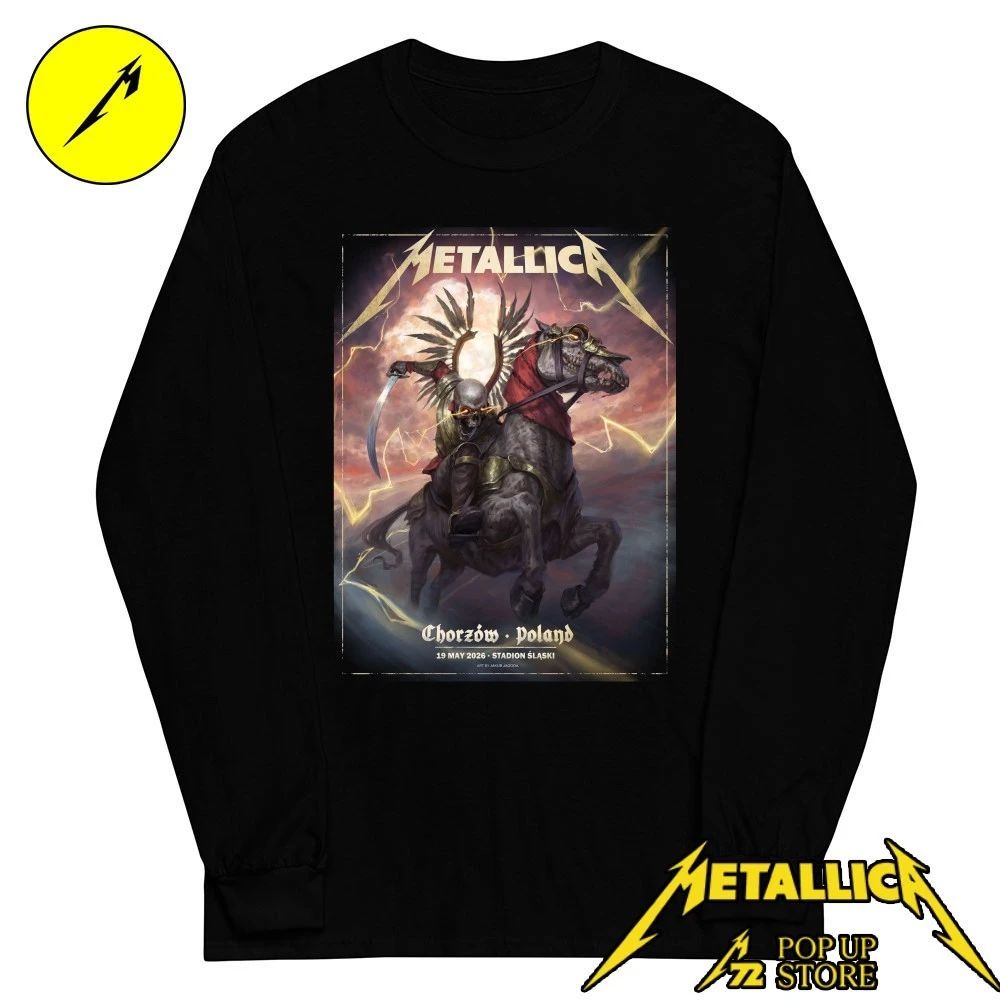 Metallica Chorzów 2026 Limited-Edition Art Poster Shirt