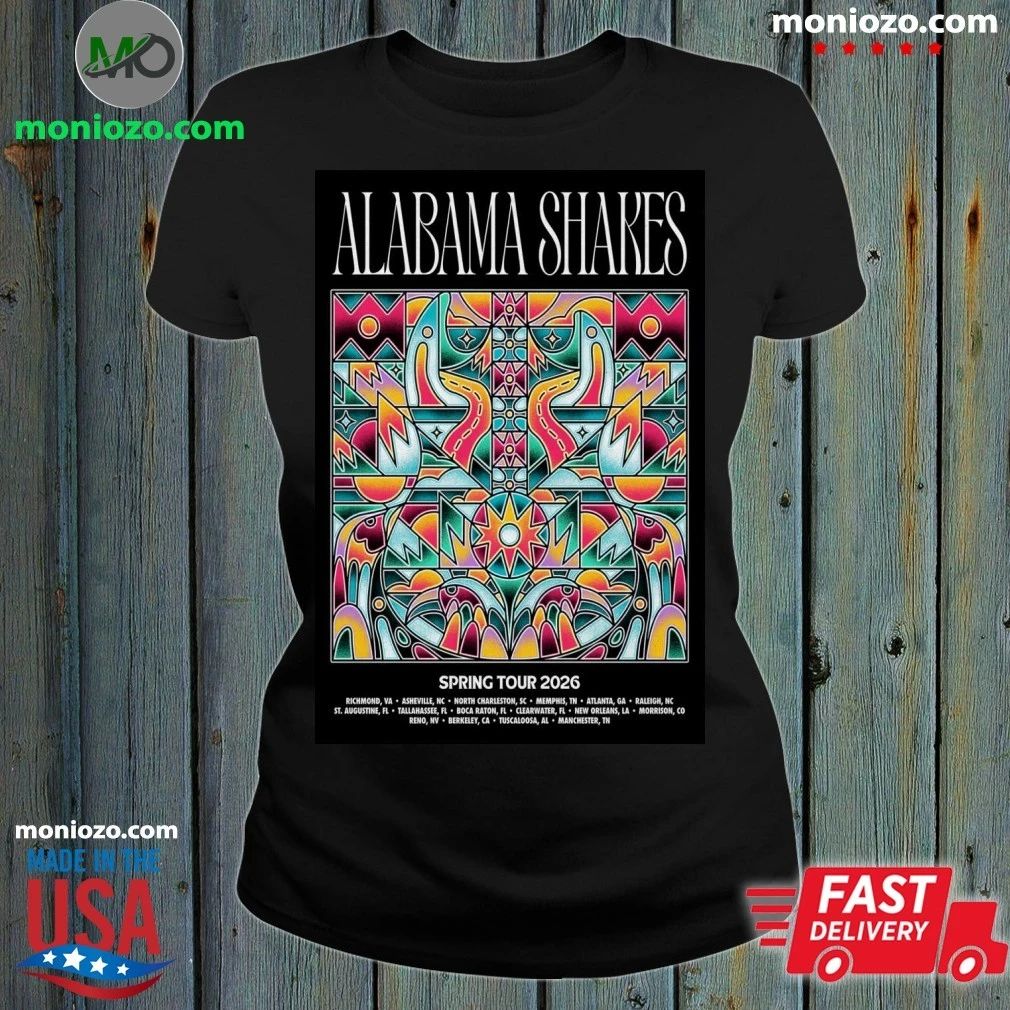 Original Alabama Shakes Spring 2026 Tour Poster Shirt