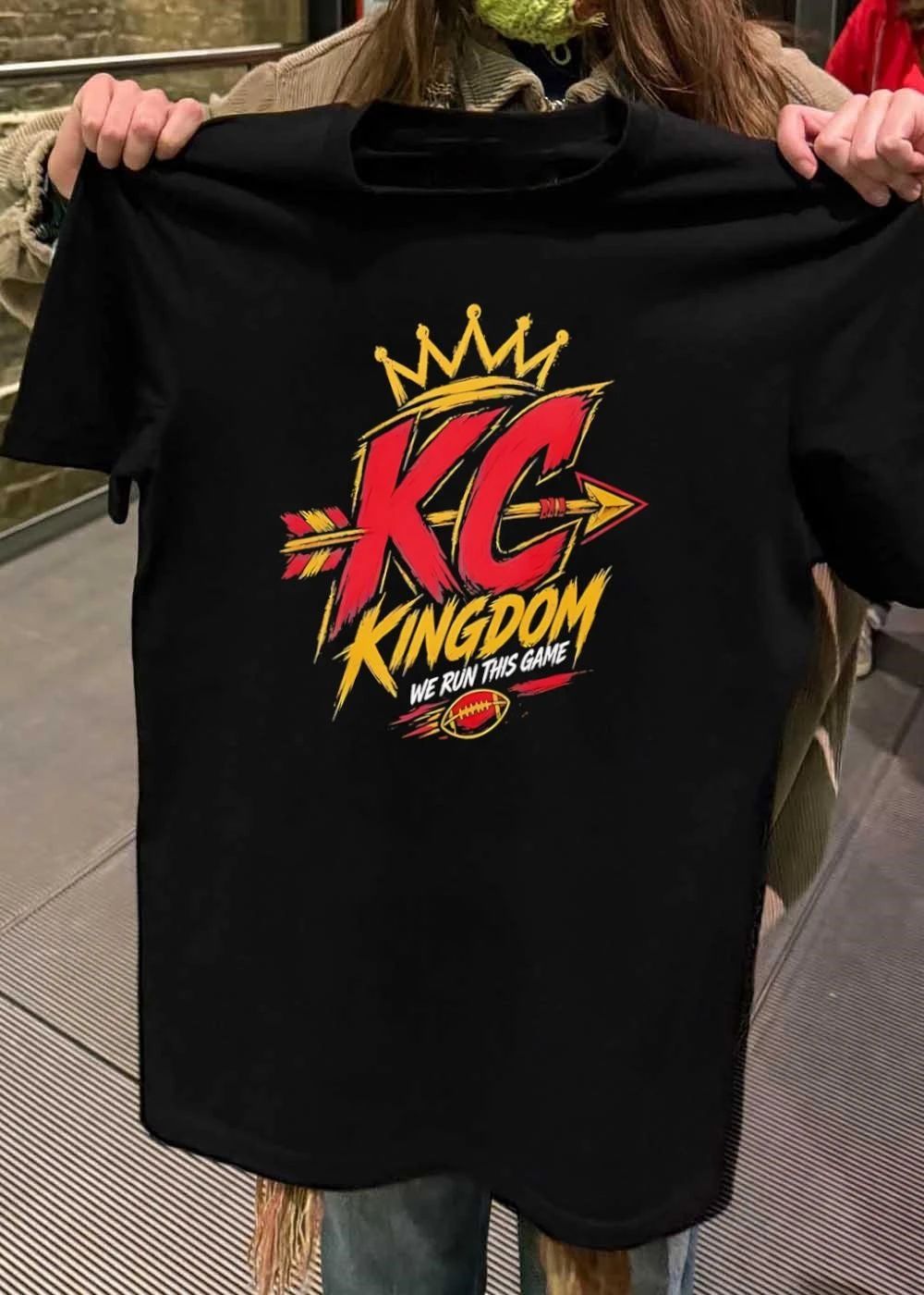 Kc Kingdom We Run This Game Kansas City Chiefs T-Shirt