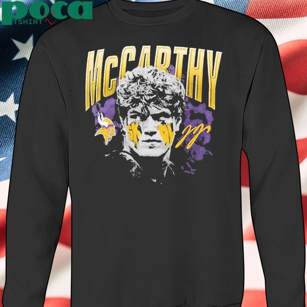 Jj Mccarthy Minnesota Vikings Player Hype T-shirt