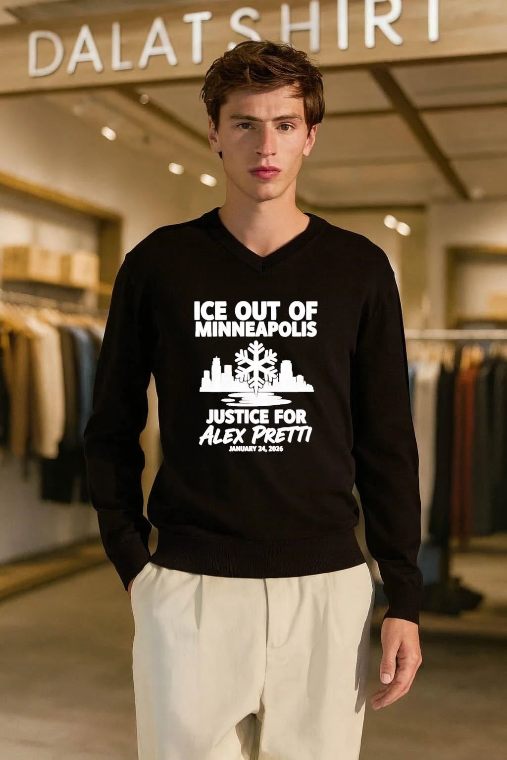 Justice for alex prettI murdered by ice in minneapolis antI ice shirt