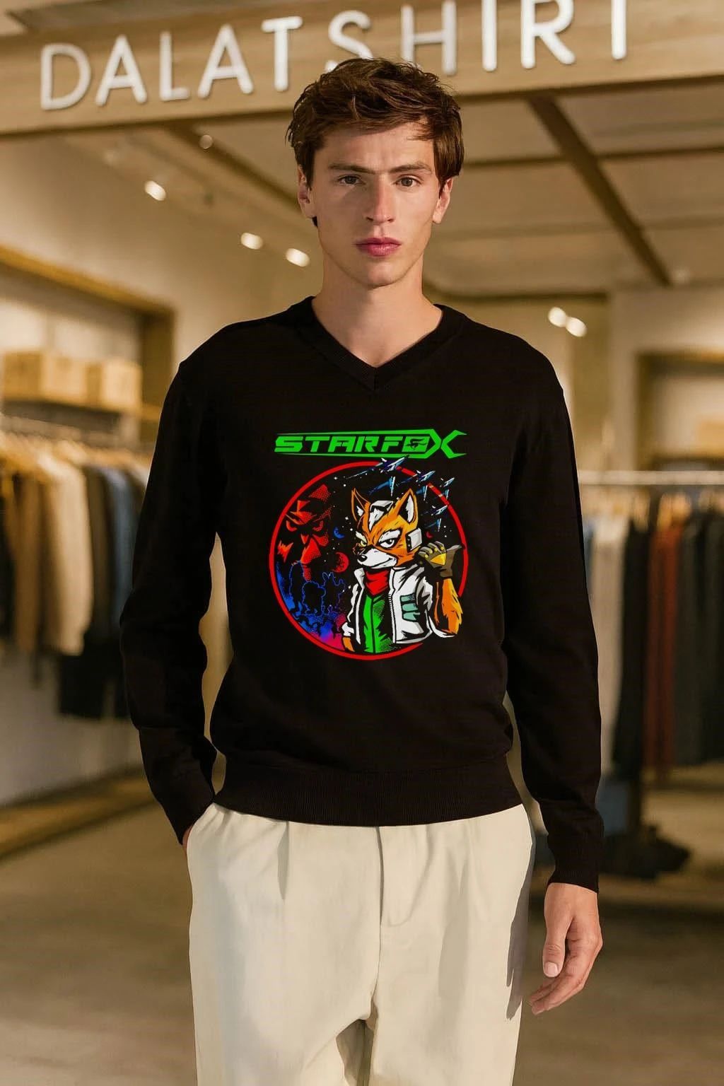 Star Fox McCloud Team Space Arwing Silhouettes hirt