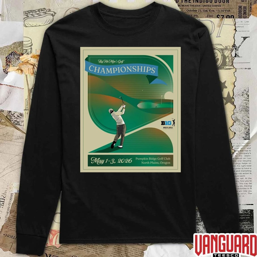 2026 Big Ten Men’s Golf Championships Pumpkin Ridge Golf Club in North Plains, Oregon t-shirt