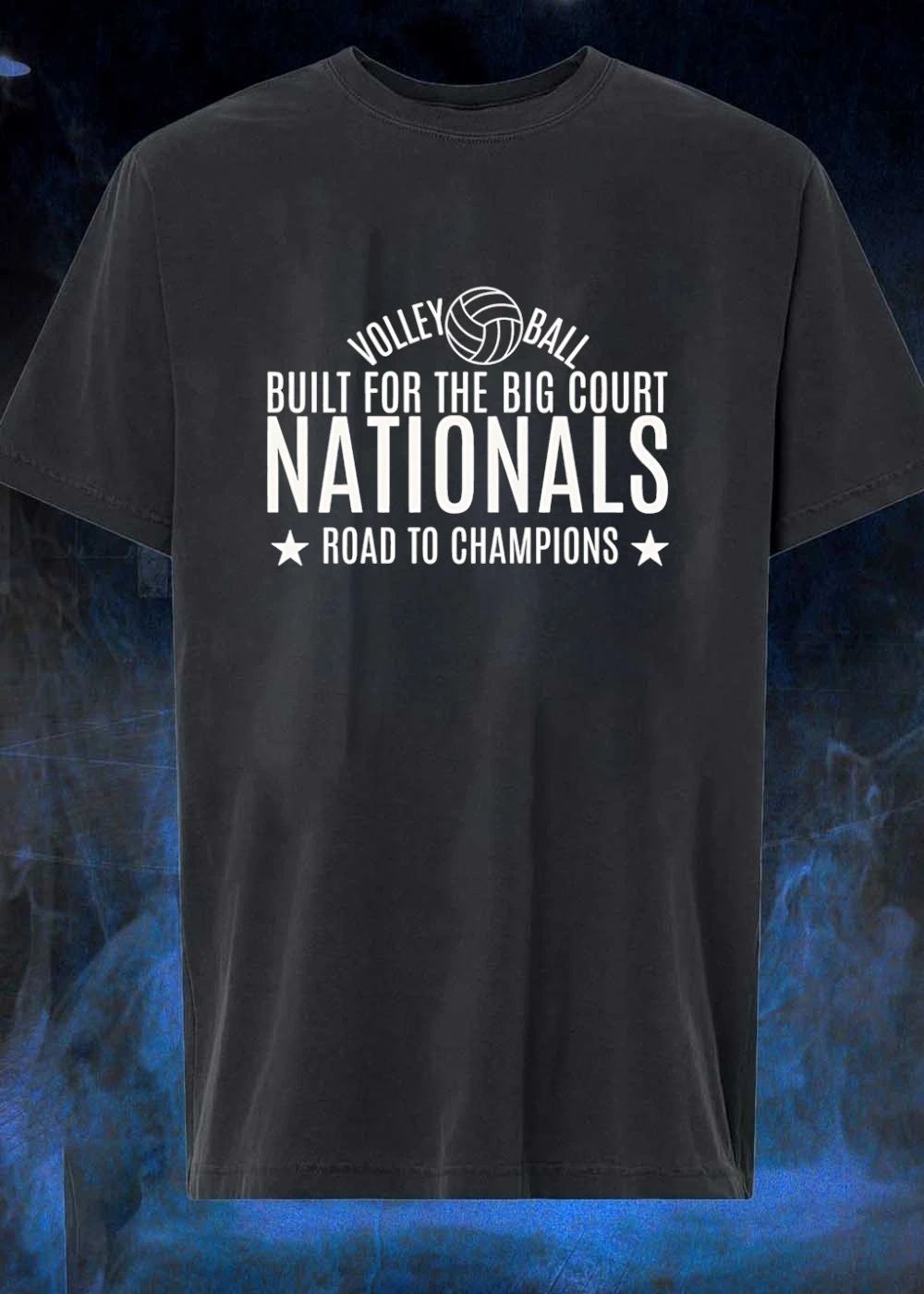 Volleyball Nationals Road to Champions Built for the Big Court T-Shirt