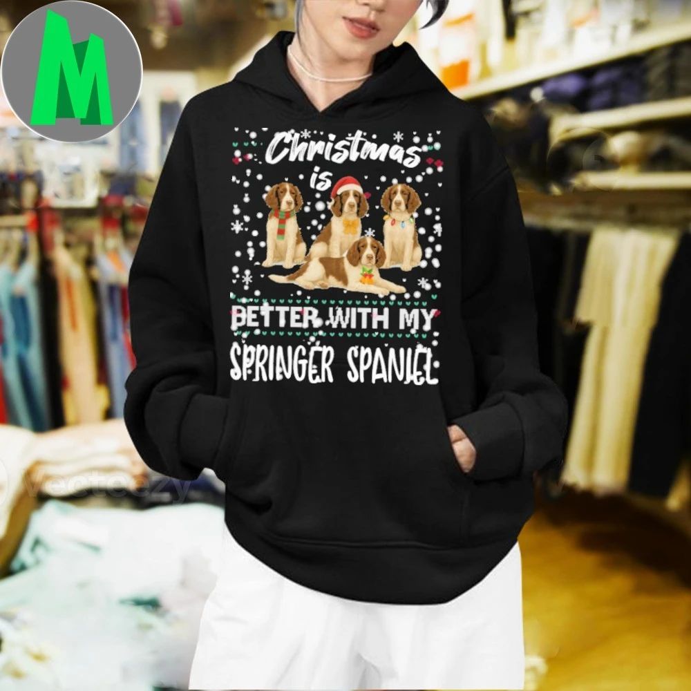 Christmas is better with Springer Spaniel Shirt