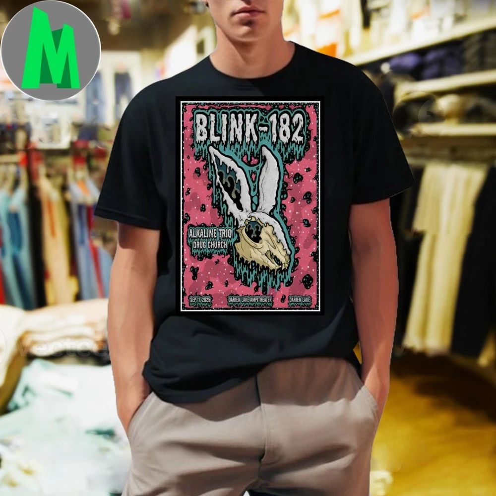 Blink-182 Fall Tour 2025 Darien Center, NY Poster Shirt
