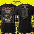 Wolf Skull Jack Original Artwork Metallica M72 World Tour 2026 Europe Leg Shirt Glasgow, Scotland 25th June